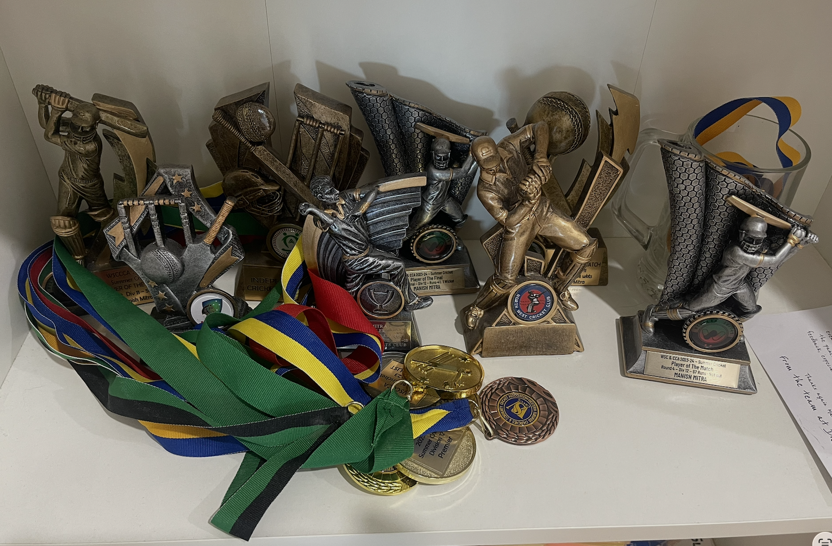 Cricket award ceremony